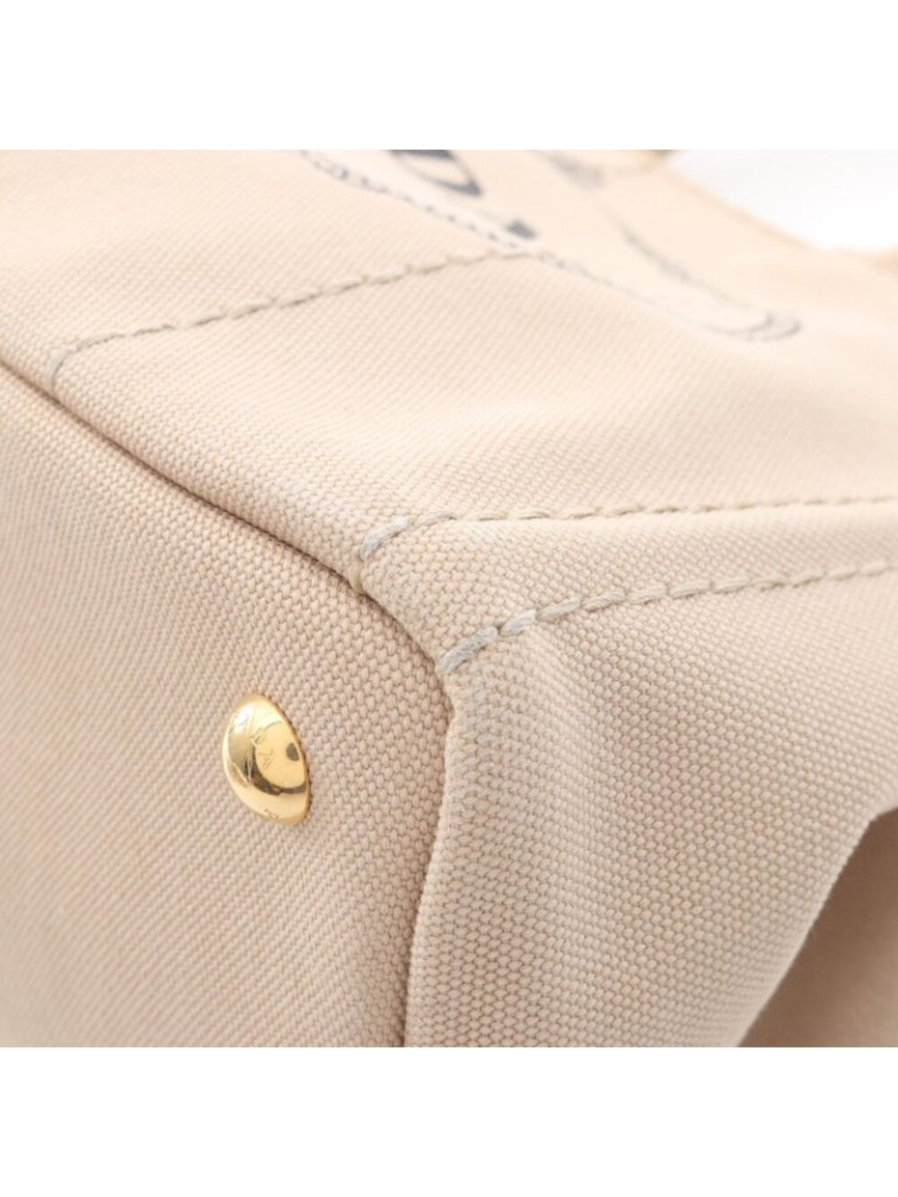 Prada Tote Canapa 2-Way Beige Canvas - Picture 8 of 10
